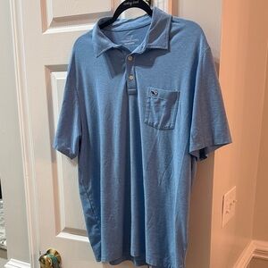 Vineyard Vines Men's Classic Blue Polo